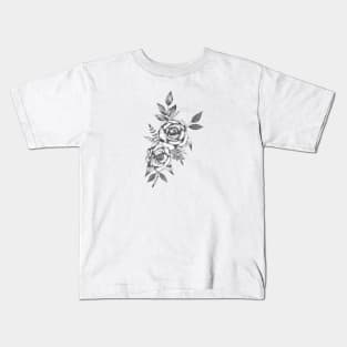 Dot work roses Kids T-Shirt